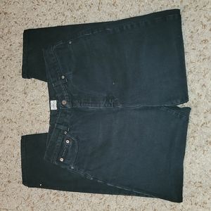 Calvin Klein vintage black 100% cotton jeans women's size 14